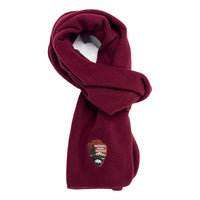 Arrowhead Fleece Scarf - Burgundy