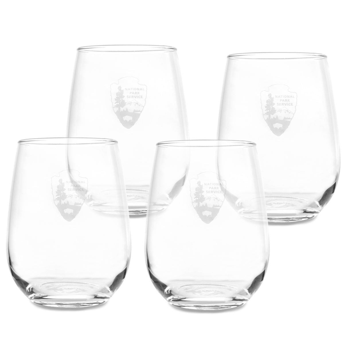 Stemless Glassware Set