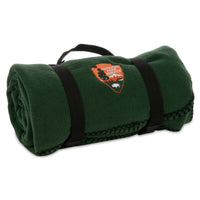 Arrowhead Green Fleece Blanket