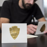 Arrowhead Gold Embossed Note Cards