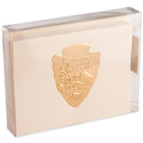 Arrowhead Gold Embossed Note Cards